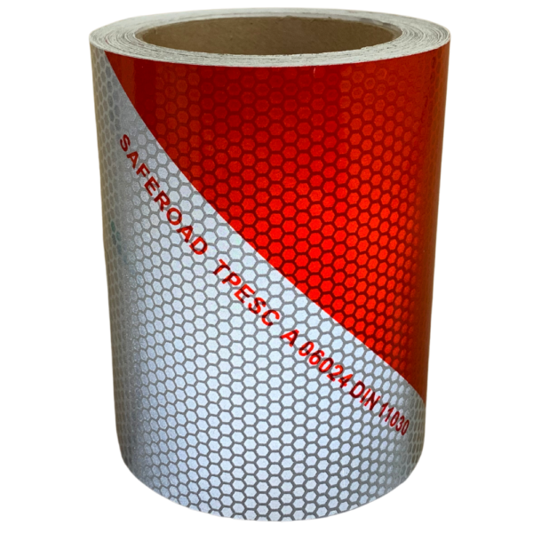 Rouleau de signalisation adhésif réfléchissant 011399
