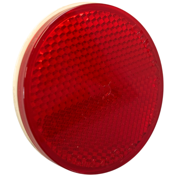 Catadioptre rond rouge adhésif 019069 – Image 2