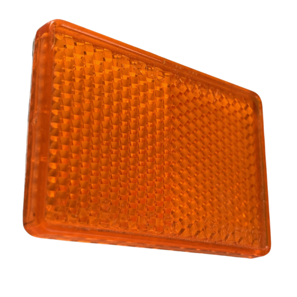 Catadioptre rectangle orange adhésif 019305 – Image 2