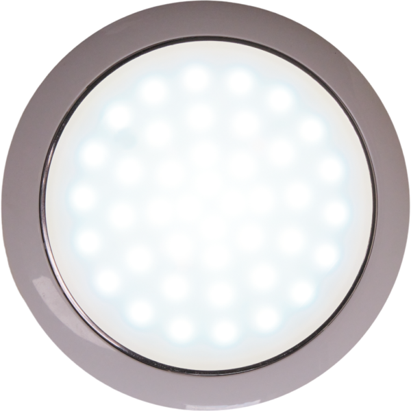 Plafonnier 68 LEDs extra-plat Dia.180 mm 10-30V interrupteur sensitif 05ROSWD-180-VAR – Image 2