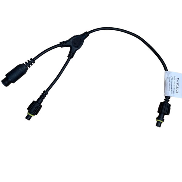 Câble pour signalisation complémentaire 2C connectique LI® M/M + chainette courte 2C LI® F 5023xx