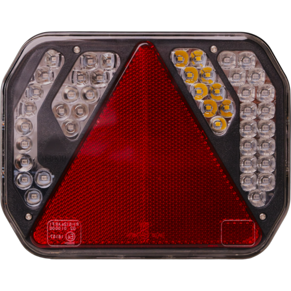 Feu arrière LED gauche 7 fonctions avec SM latéral (Triangle) - connecteurs LI® 520073SM