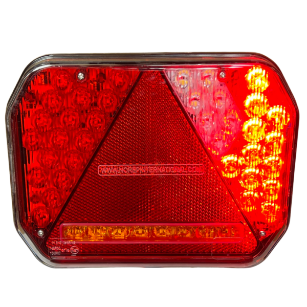 Feu LED arrière gauche 7 fonctions à clignotant défilant éclaireur de plaque latéral (Triangle) - connecteurs LI® 520280 – Image 9