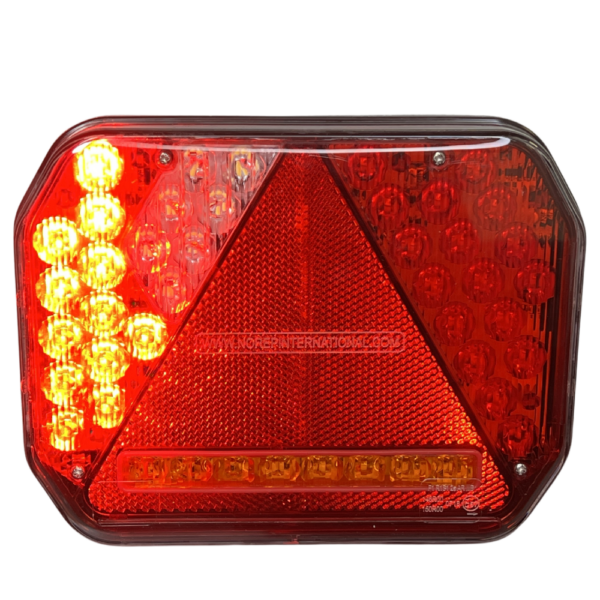 Feu LED arrière droit 7 fonctions à clignotant défilant éclaireur de plaque latéral (Triangle) - connecteurs LI® 520281 – Image 8
