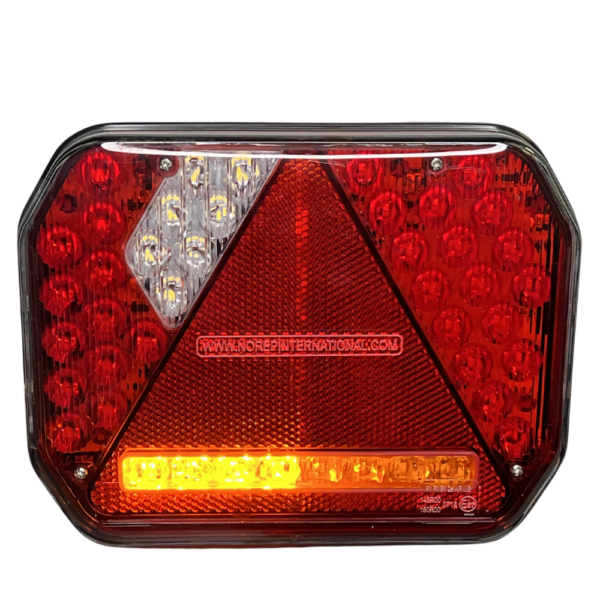 Feu LED arrière droit 7 fonctions à clignotant défilant éclaireur de plaque latéral (Triangle) - connecteurs LI® 520281 – Image 3