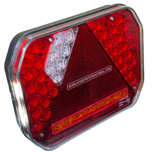 Feu LED arrière droit 7 fonctions à clignotant défilant éclaireur de plaque latéral (Triangle) - connecteurs LI® 520281 – Image 10
