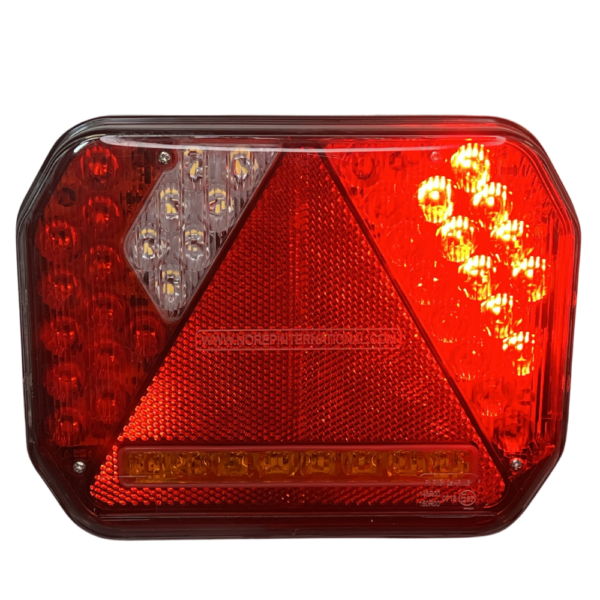 Feu LED arrière droit 7 fonctions à clignotant défilant éclaireur de plaque latéral (Triangle) - connecteurs LI® 520281 – Image 6