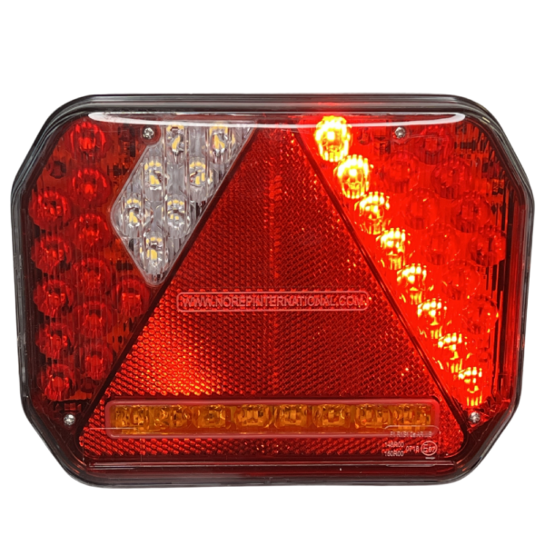 Feu LED arrière droit 7 fonctions à clignotant défilant éclaireur de plaque latéral (Triangle) - connecteurs LI® 520281 – Image 7