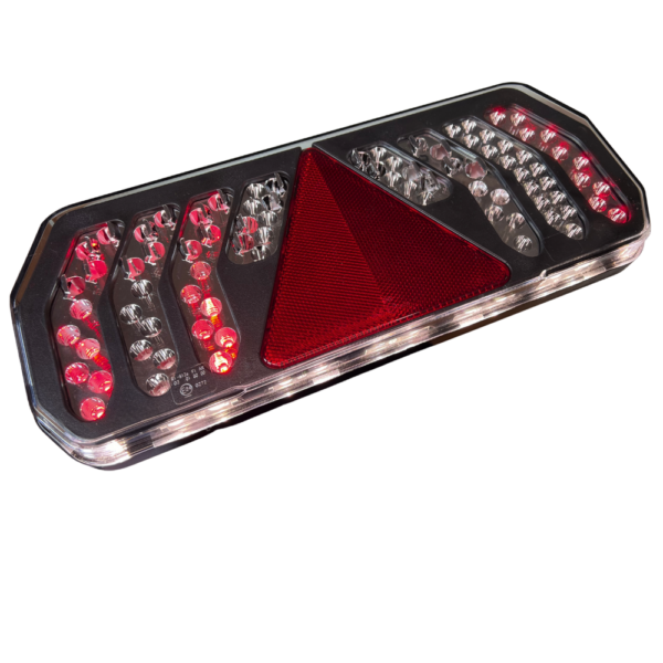 Feu LED arrière gauche large 7 fonctions éclaireur de plaque inférieur (Triangle) - connecteurs LI® 530072 – Image 8