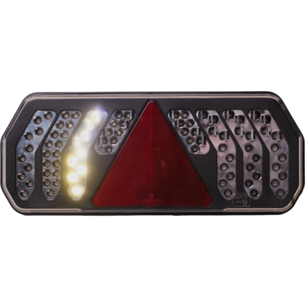 Feu LED arrière droit large 7 fonctions éclaireur de plaque latéral avec SM latéral (Triangle) - connecteurs LI® 530073 – Image 6