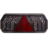Feu LED arrière gauche large 7 fonctions avec feu de position latéral orange (Triangle) - connecteurs LI® 530074