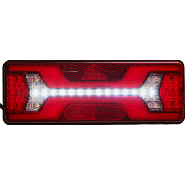 Feu LED arrière gauche large à clignotant défilant 7 fonctions éclaireur de plaque latéral (Triangle) - connecteurs LI® 530272-LI03F – Image 6