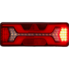 Feu LED arrière gauche large à clignotant défilant 7 fonctions éclaireur de plaque latéral (Triangle) - connecteurs LI® 530272-LI03F – Image 3