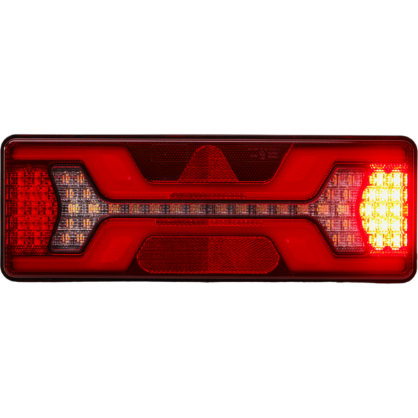 Feu LED arrière gauche large à clignotant défilant 7 fonctions éclaireur de plaque latéral (Triangle) - connecteurs LI® 530272-LI03F – Image 3