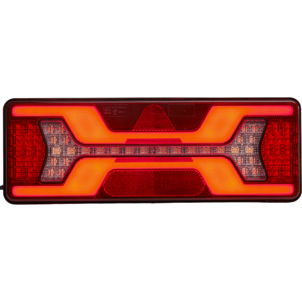 Feu LED arrière gauche large à clignotant défilant 7 fonctions éclaireur de plaque latéral (Triangle) - connecteurs LI® 530272-LI03F – Image 4