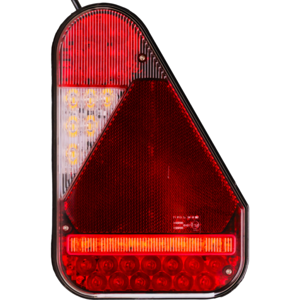 Feu LED arrière droit vertical à clignotant défilant 6 fonctions (Triangle) - connecteurs LI® 560073