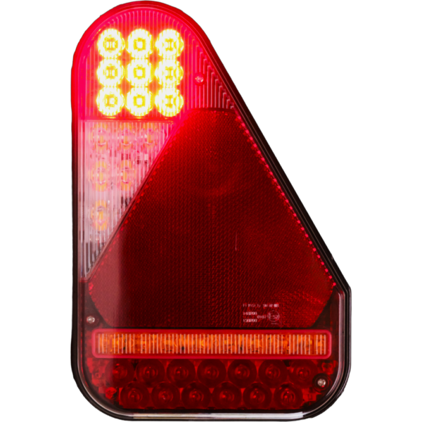 Feu LED arrière droit vertical à clignotant défilant 7 fonctions avec SM latéral (Triangle) - connecteurs LI® 560073SM – Image 3