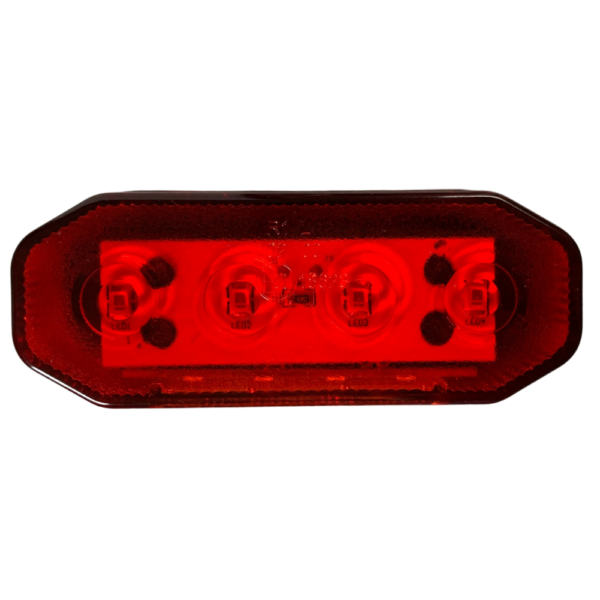 Éclaireur de plaque avec veilleuse rouge LED - connectique LI® 574024 – Image 3