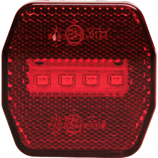 Feu de position arrière rouge LED octogonal - connectique LI® 575024