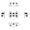 Platine de connexion LI® F 2x8C (M12) et 4x2C (M10) 592842 – Image 7