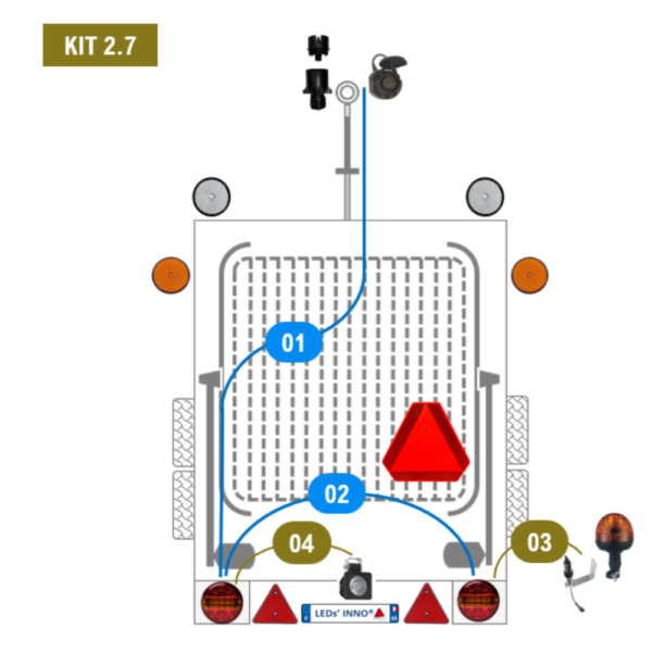 Kit 2.7 - Irrigation enrouleur