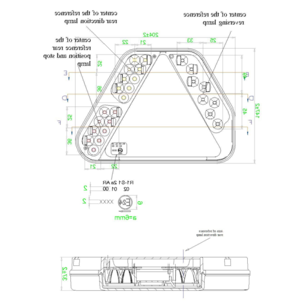 Feu LED arrière gauche 5 fonctions (Triangle) - connecteurs LI® SP UK 510057 – Image 8