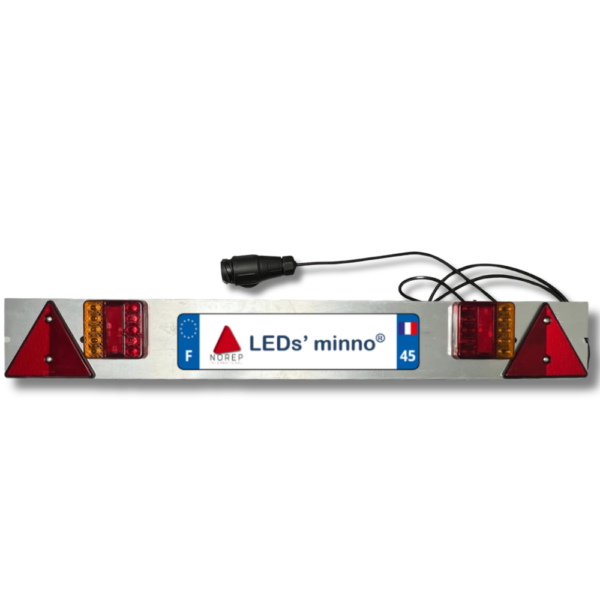 Rampe LED 1,2m C00.P13 câble alimentation 5m prise 13 broches ISO 11446