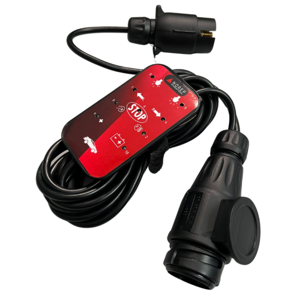 Testeur attelage véhicule avec prises 7B et 13B câble 4m 041176 – Image 3