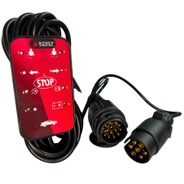 Testeur attelage véhicule avec prises 7B et 13B câble 4m 041176 – Image 5