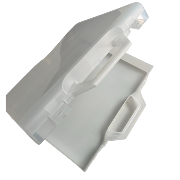 Valise transparente en plastique A4 320X240X61 MM 170/31-T – Image 2